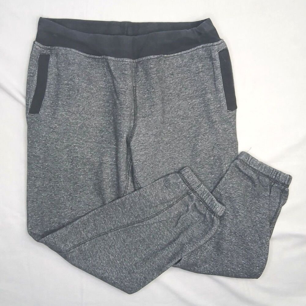Foot Locker Joggers Fleece Sweatpants Vintage Pockets Retro Gray Mens XL